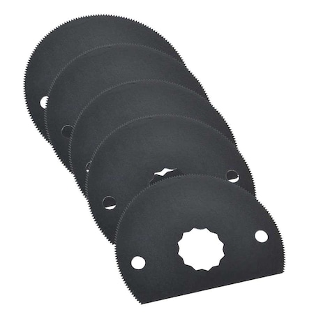 Versa Tool 80mm HSS Semi-Circular Multi-Tool Saw Blades, Fits Fein Supercut Oscillating Tools, PK 5 FB5I